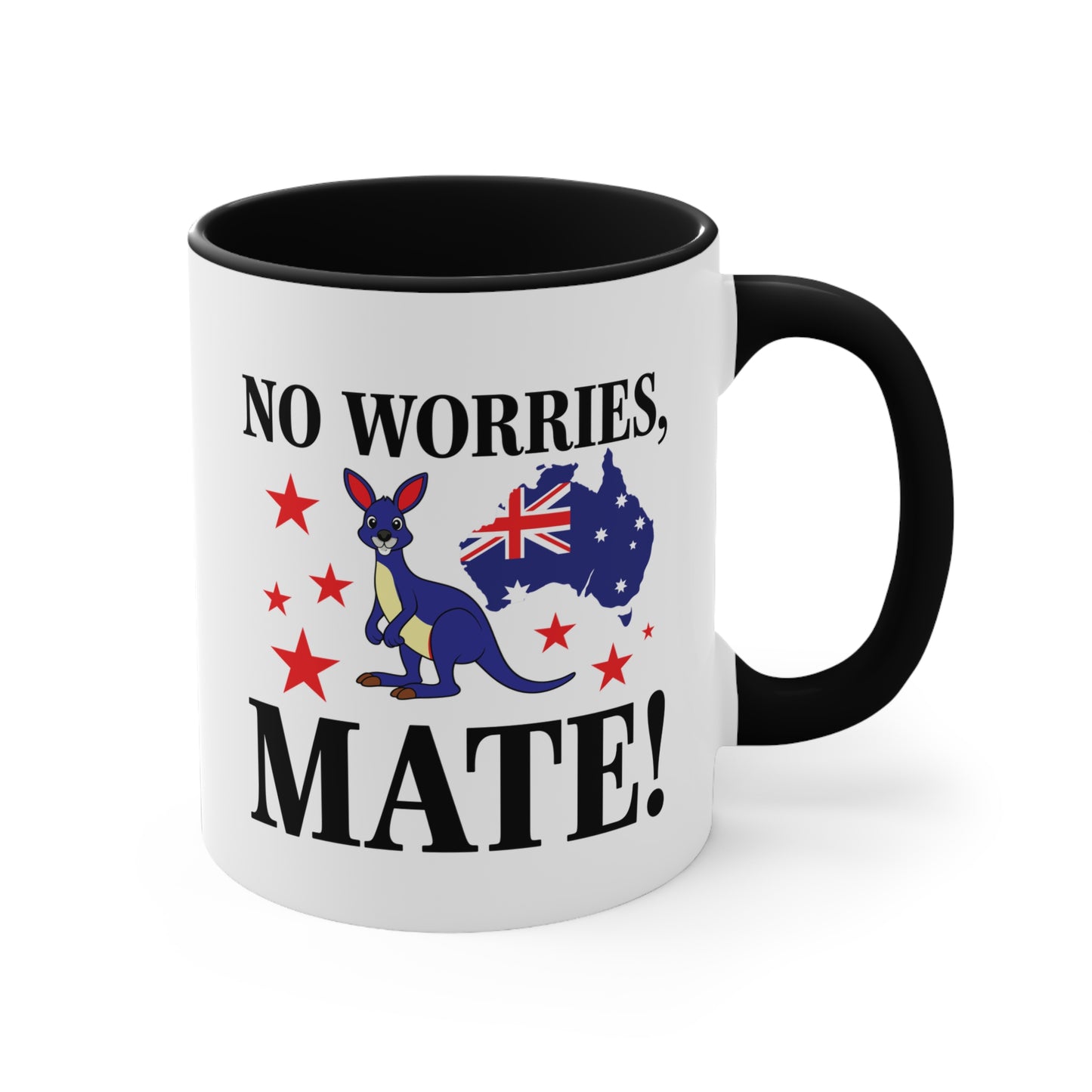 No Worries Mate Mug | Funny Aussie Pride Coffee Cup