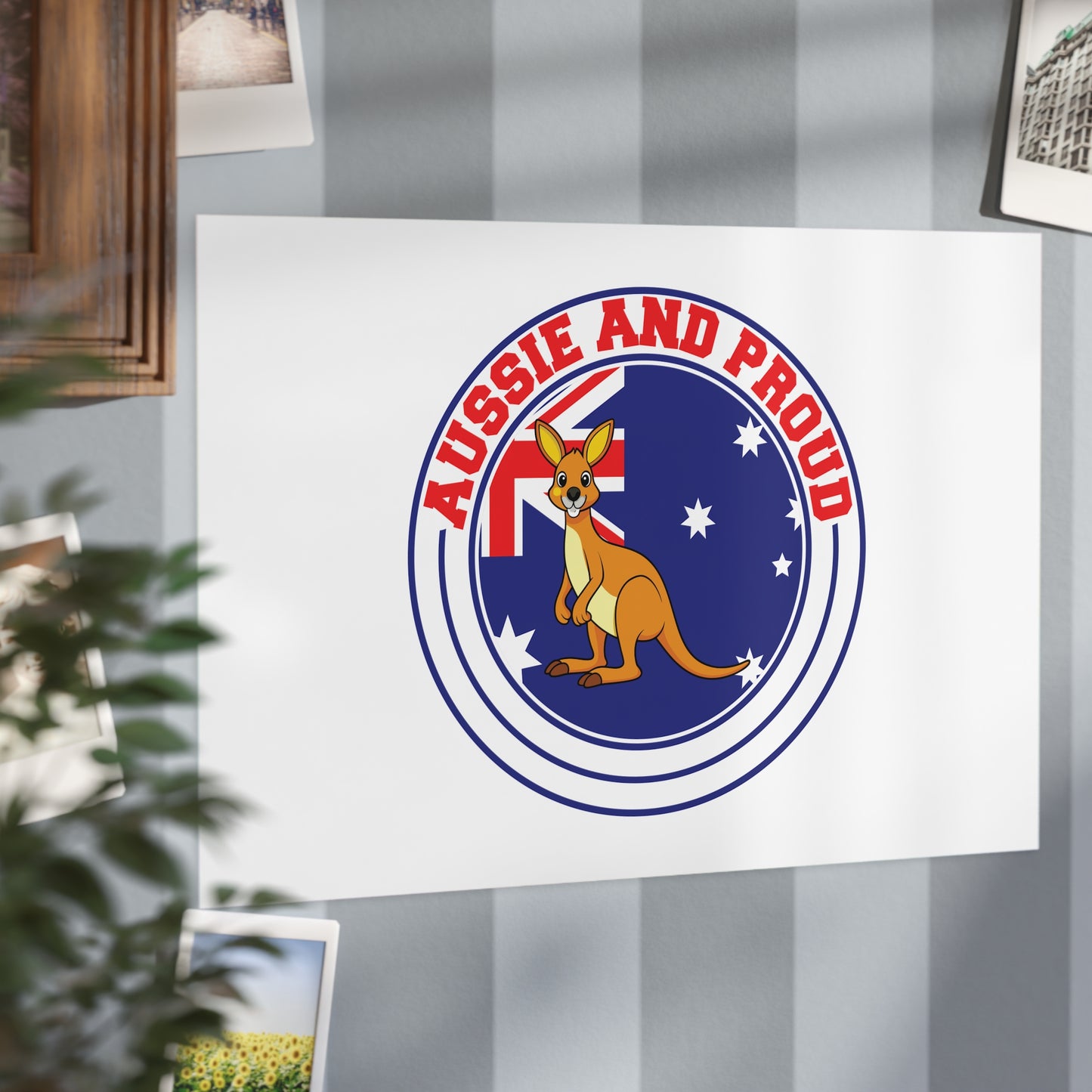 Aussie Pride Poster | Patriotic Australian Wall Art