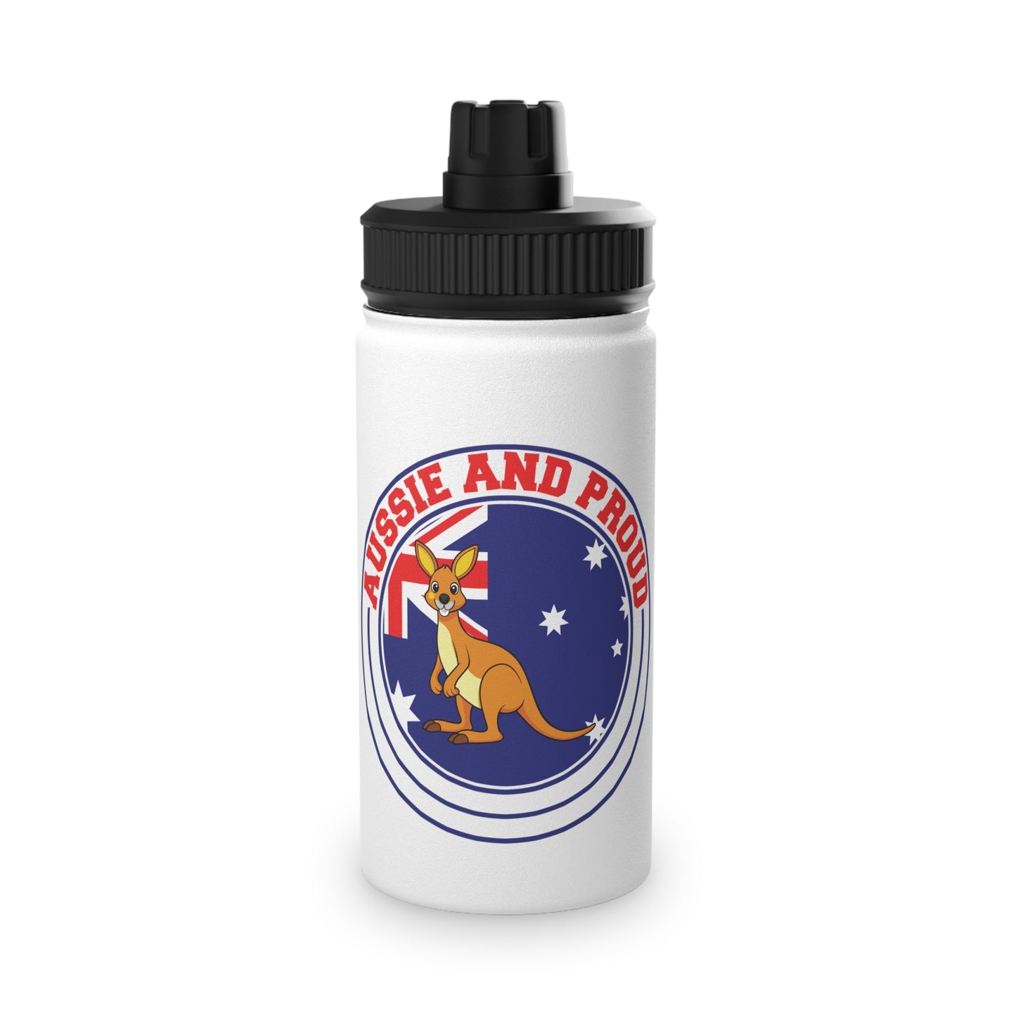 Aussie & Proud Water Bottle | True Blue Aussie Pride Flask