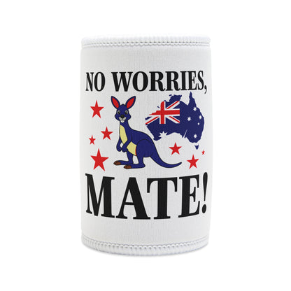 No Worries Mate Stubby Cooler | Aussie Pride Gift