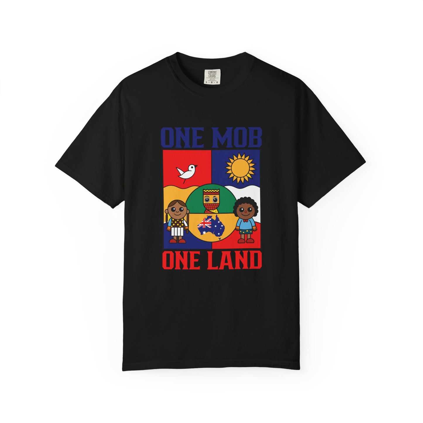 One Mob One Land T-Shirt | Aussie Pride Unisex Tee | Australian Spirit Shirt – BackToClassy
