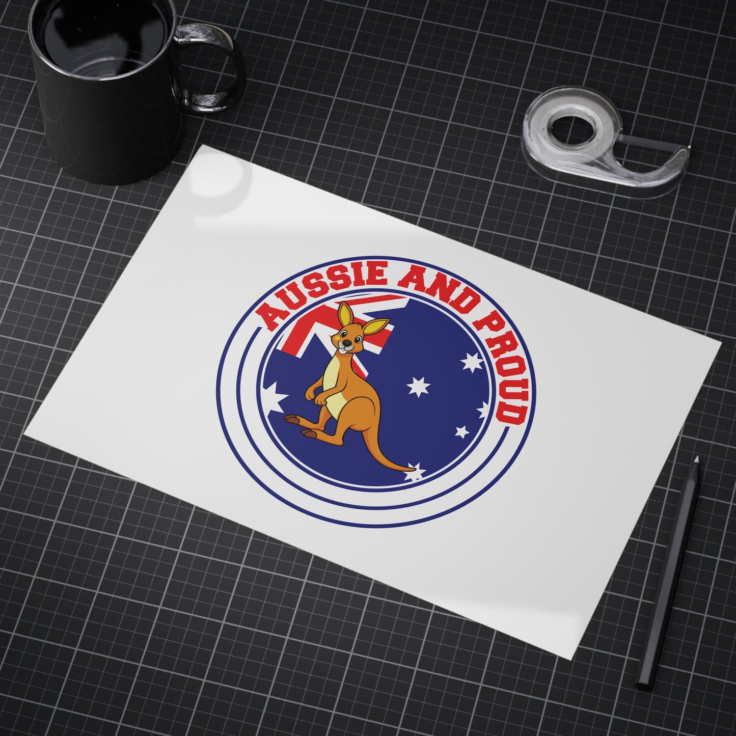 Aussie Pride Poster | Patriotic Australian Wall Art