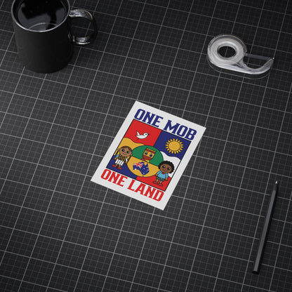 One Mob Poster | Australian Unity & Aboriginal Heritage Wall Art