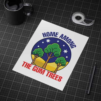 Gum Trees Poster | Australian Nature Wall Art