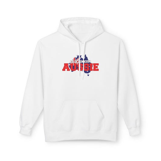 Fair Dinkum Aussie Hoodie | Aussie Pride Unisex Fleece Hoodie | Australian Spirit Sweatshirt – BackToClassy