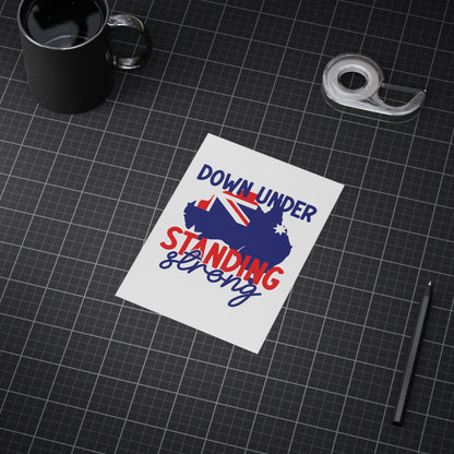 Down Under Poster | Australian Pride Wall Art