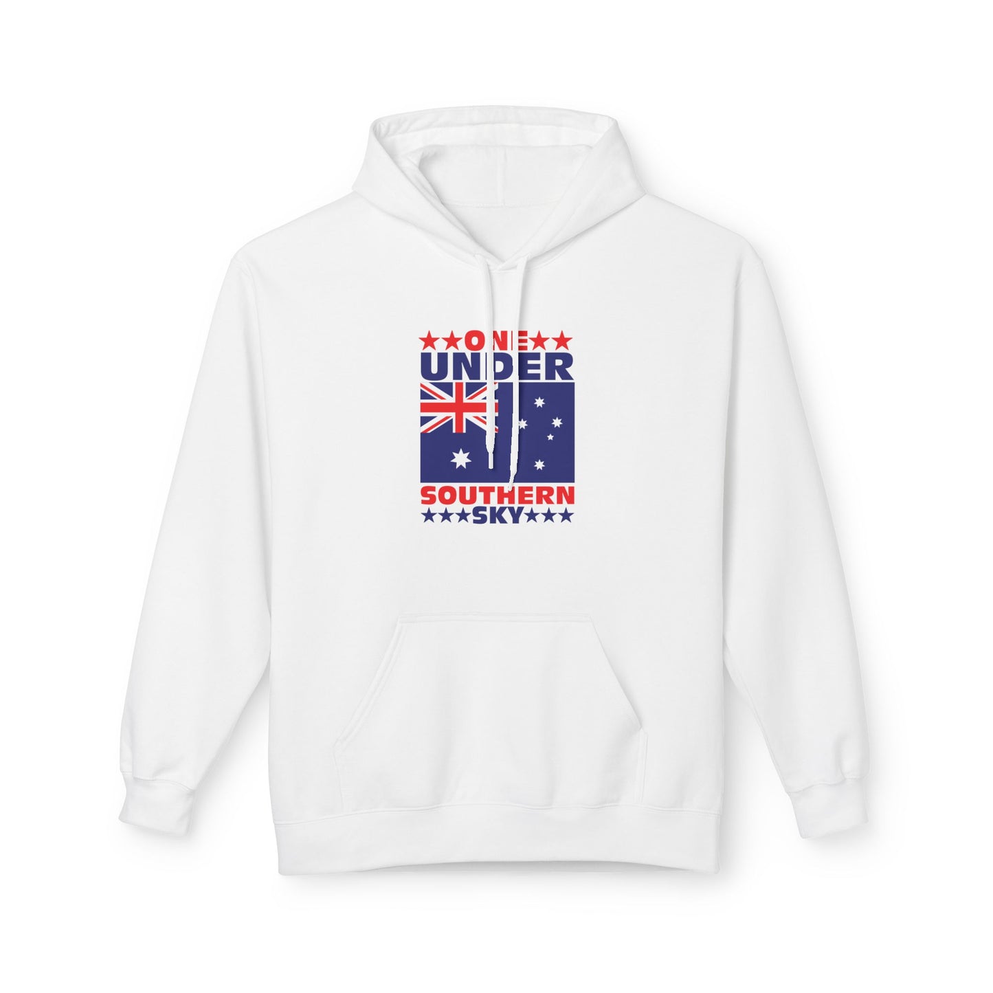 One Under Southern Sky Hoodie | Aussie Pride Unisex Fleece Hoodie | Australian Spirit Sweatshirt – BackToClassy