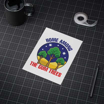 Gum Trees Poster | Australian Nature Wall Art