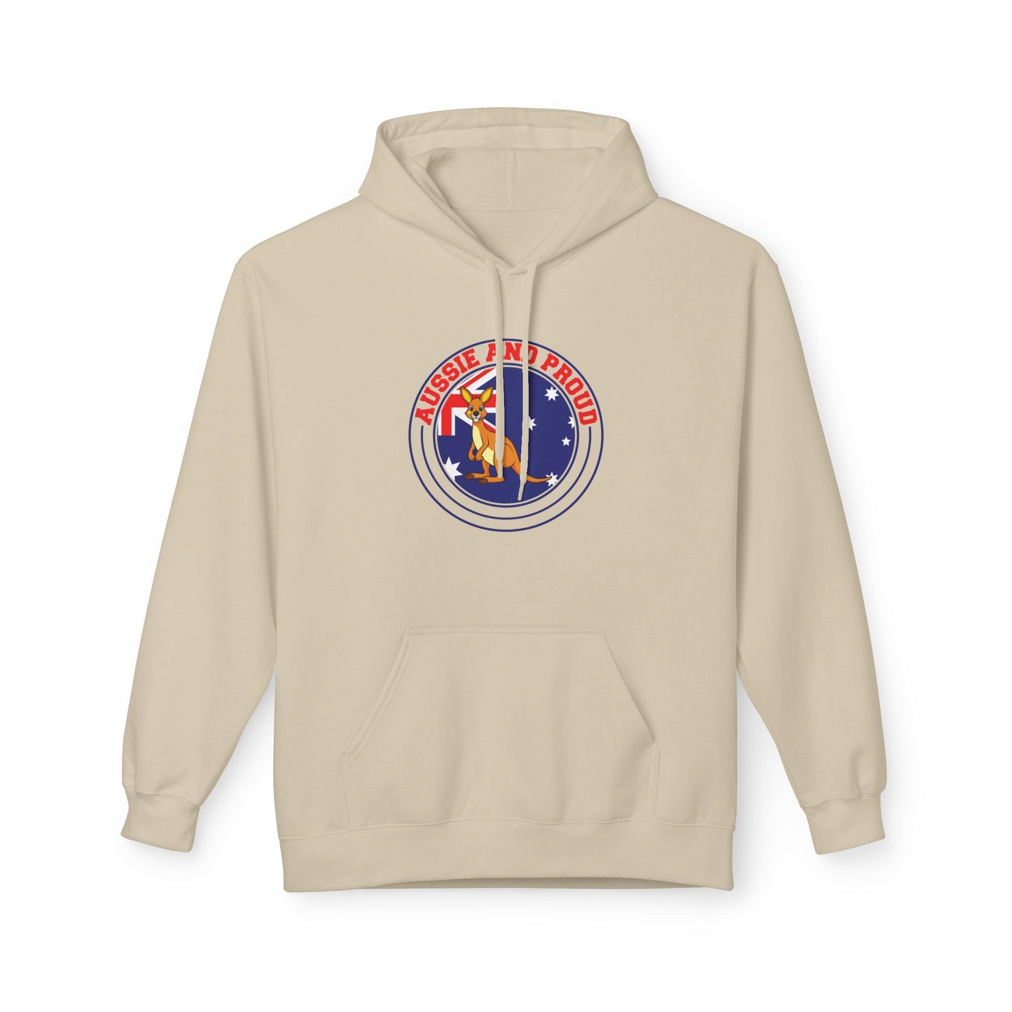 Aussie and Proud Hoodie | Australian Pride Unisex Fleece Hoodie | True Blue Aussie Spirit Sweatshirt – BackToClassy
