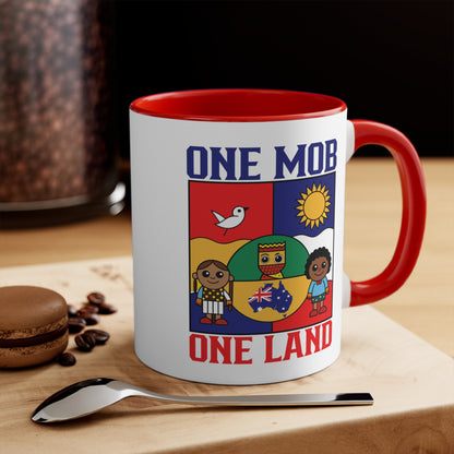 One Mob One Land Mug | Multicultural Aussie Pride Coffee Cup | Unity & Diversity Australia Accent Mug – BackToClassy