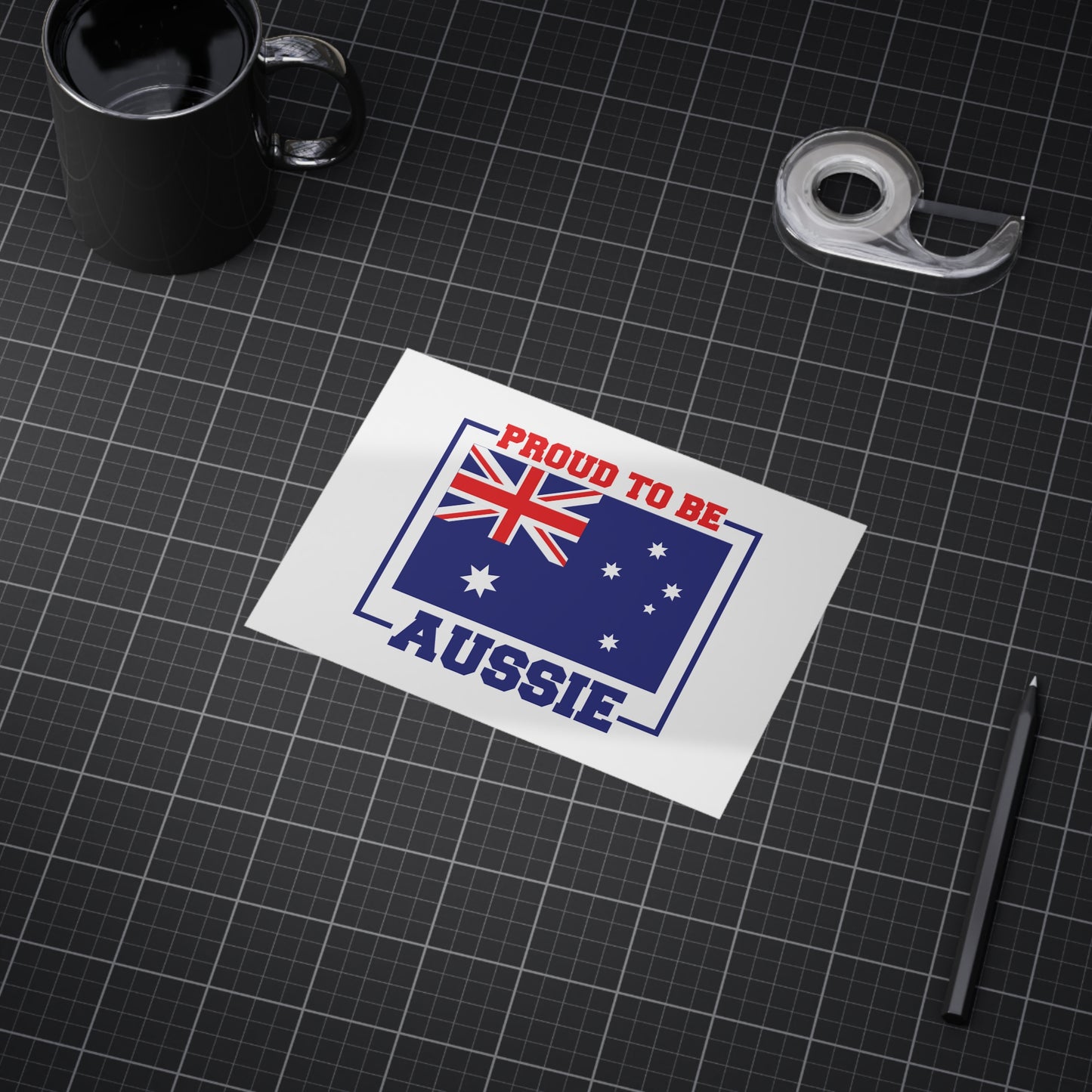 Proud Aussie Poster | Australian Pride Wall Art