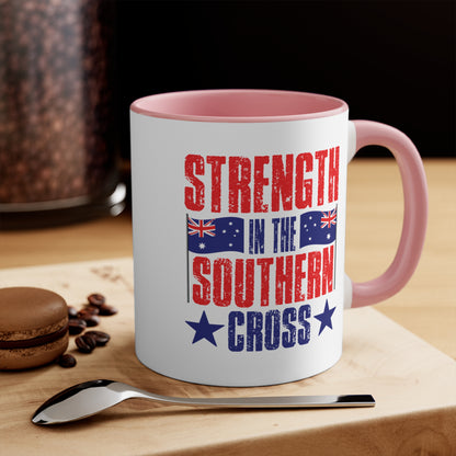 Strength in the Southern Cross Mug | Aussie Pride Accent Coffee Cup | Australian Unity & Spirit Gift – BackToClassy