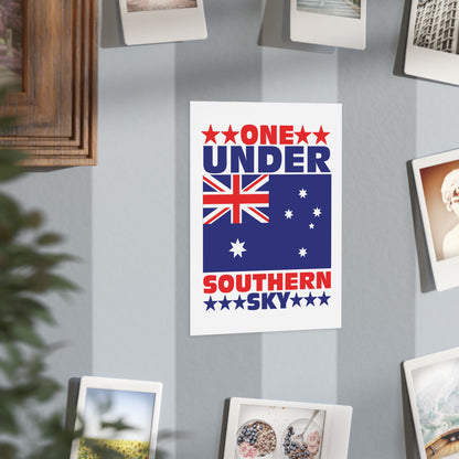 Southern Sky Poster | Australian Unity Wall Art