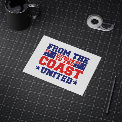 Outback to Coast Poster | Australian Unity Wall Art