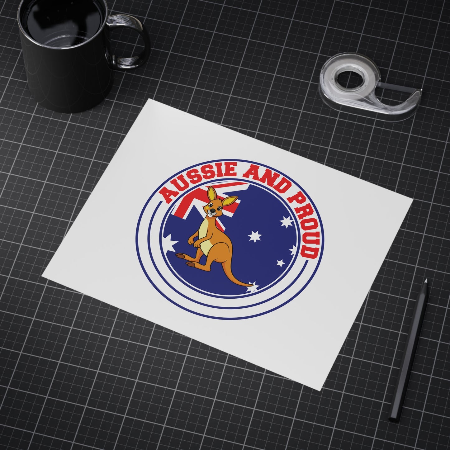 Aussie Pride Poster | Patriotic Australian Wall Art