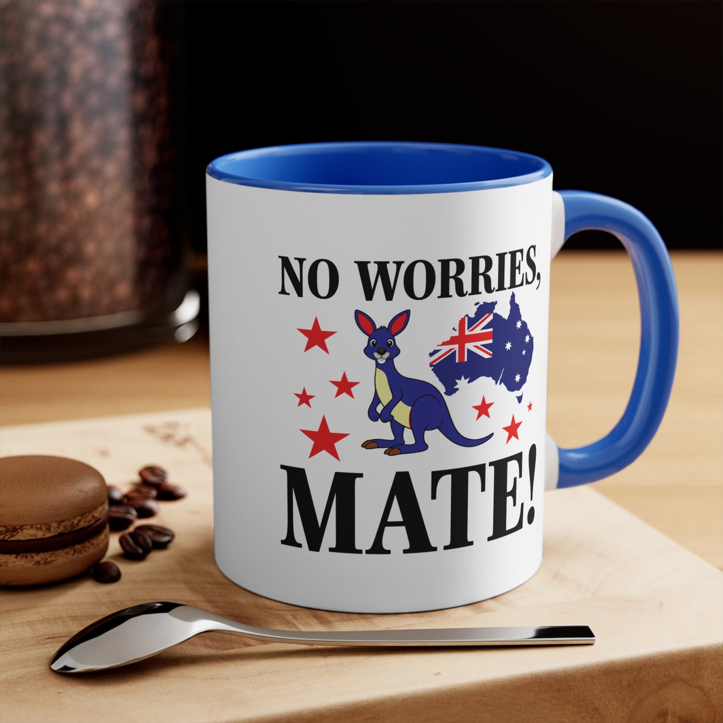 No Worries Mate Mug | Funny Aussie Pride Coffee Cup