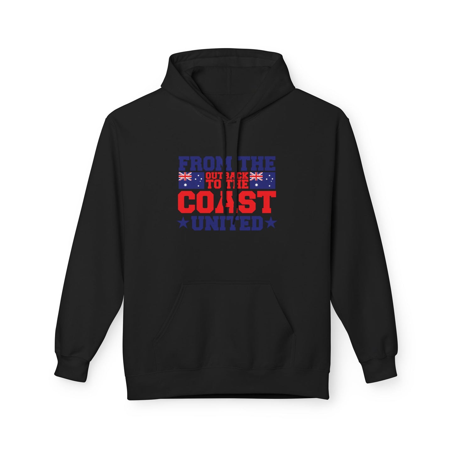 From the Outback to the Coast United Hoodie | Aussie Pride Unisex Fleece Hoodie | Australian Spirit Sweatshirt – BackToClassy