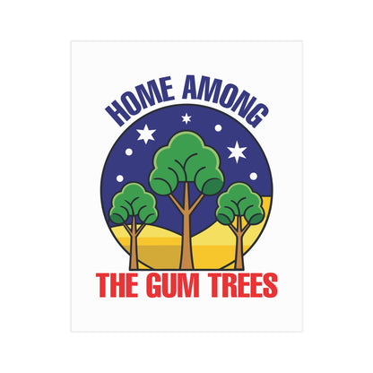 Gum Trees Poster | Australian Nature Wall Art