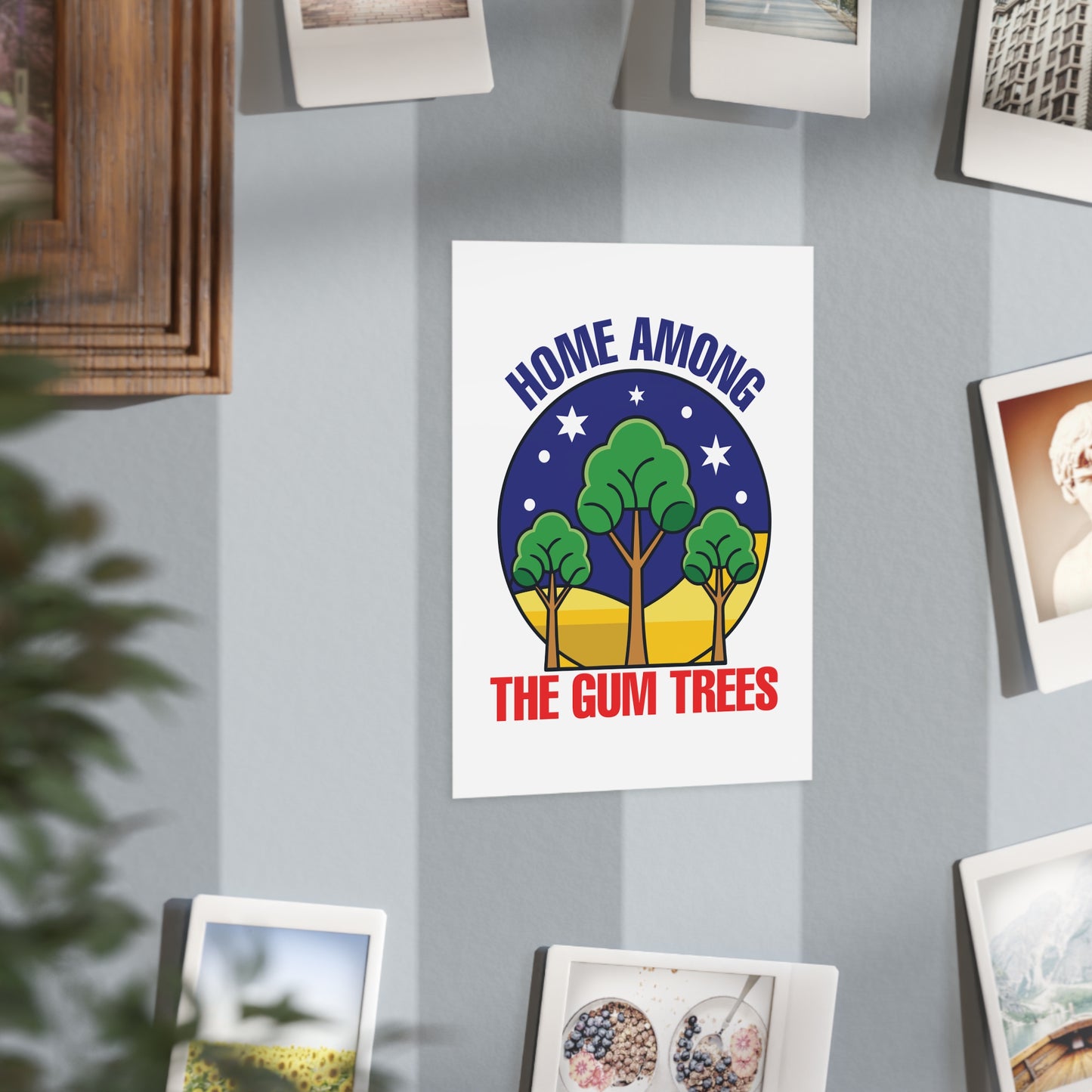 Gum Trees Poster | Australian Nature Wall Art