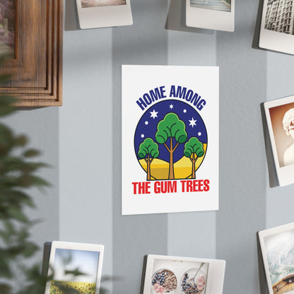 Gum Trees Poster | Australian Nature Wall Art