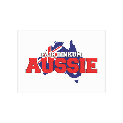 Fair Dinkum Poster | True Blue Aussie Wall Art