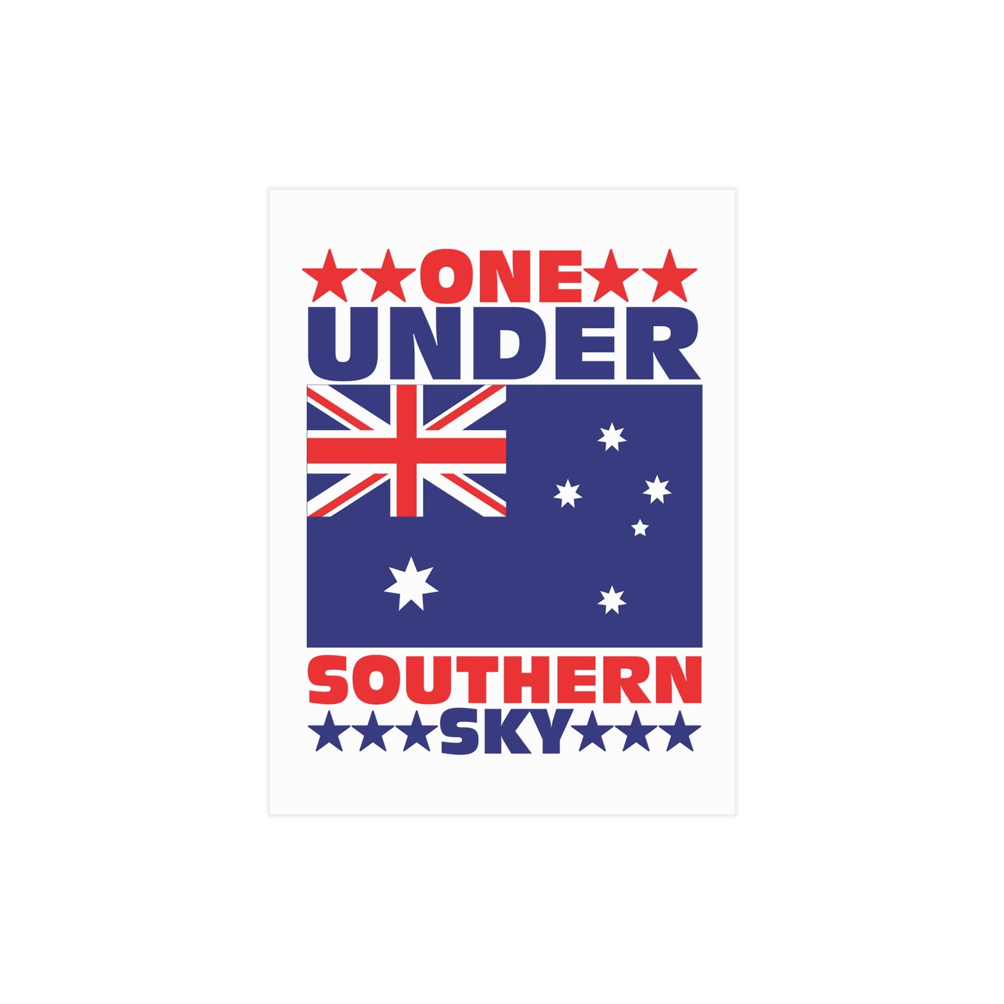 Southern Sky Poster | Australian Unity Wall Art