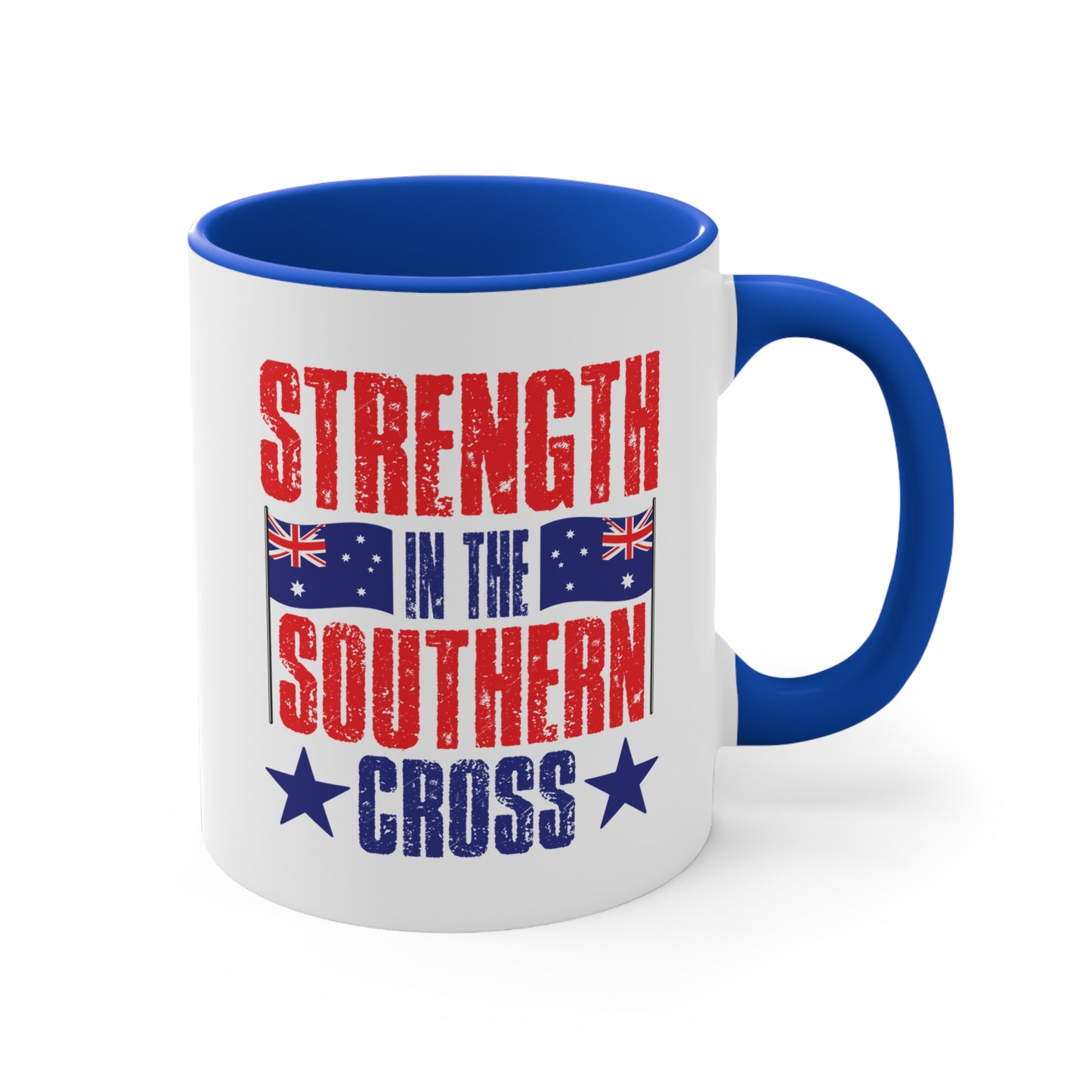Strength in the Southern Cross Mug | Aussie Pride Accent Coffee Cup | Australian Unity & Spirit Gift – BackToClassy