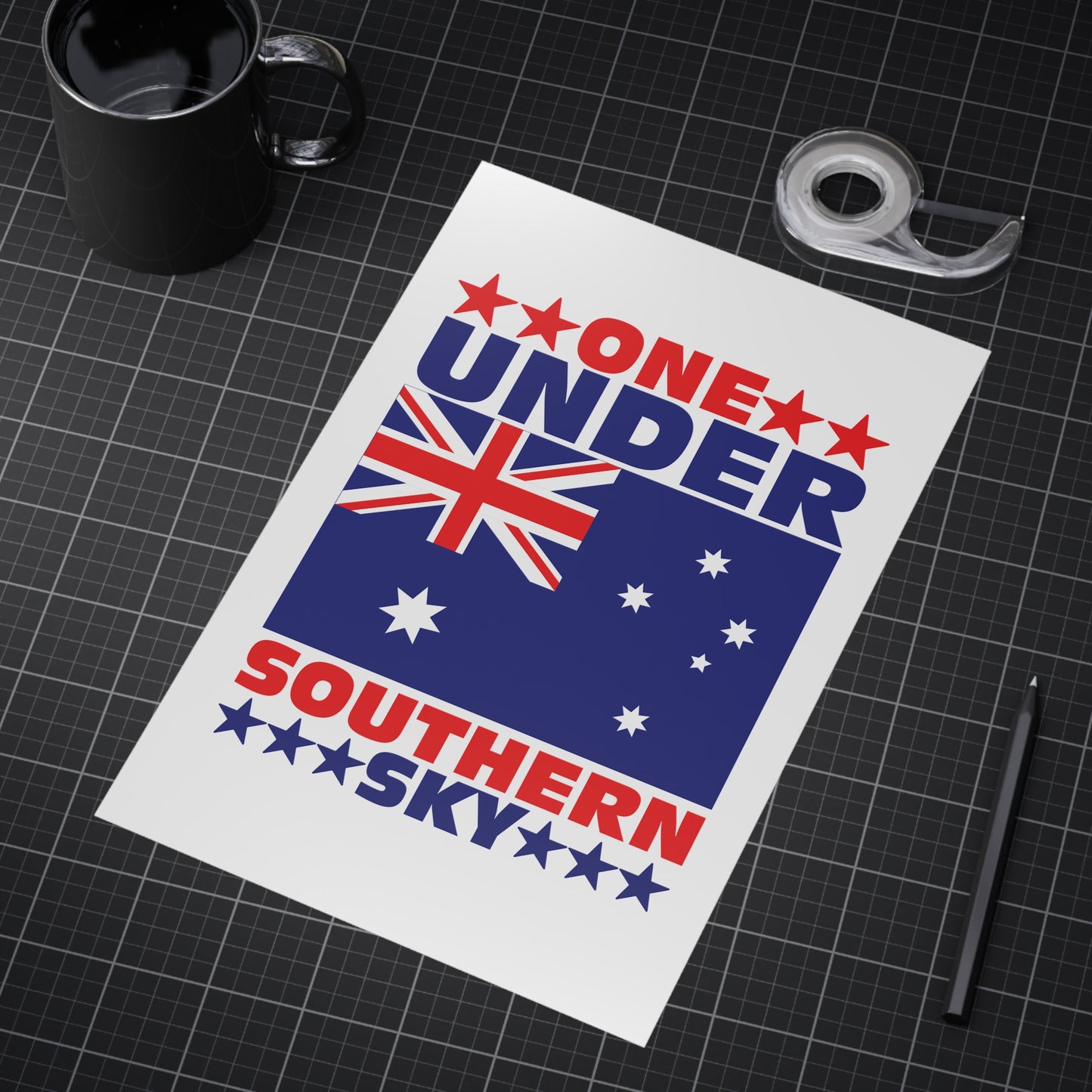 Southern Sky Poster | Australian Unity Wall Art