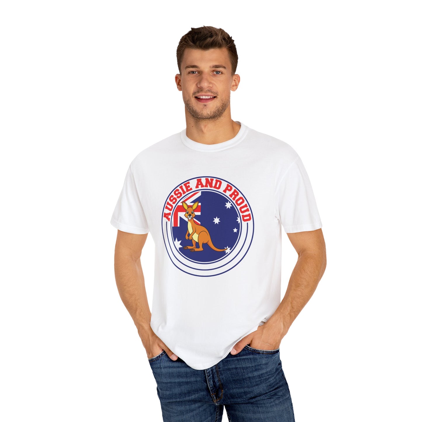 Aussie and Proud T-Shirt | Unisex Garment-Dyed Tee Celebrating Australian Pride – BackToClassy