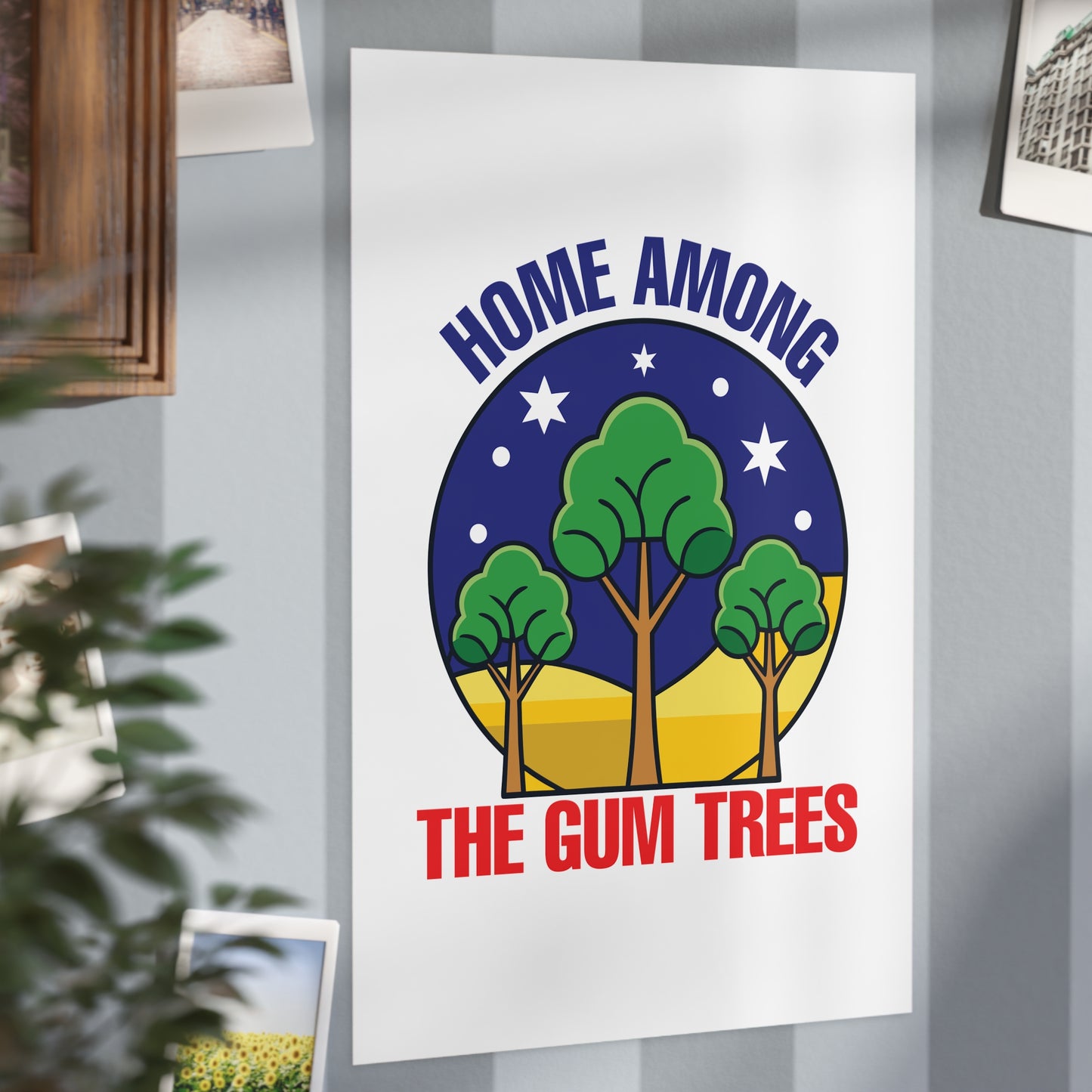 Gum Trees Poster | Australian Nature Wall Art