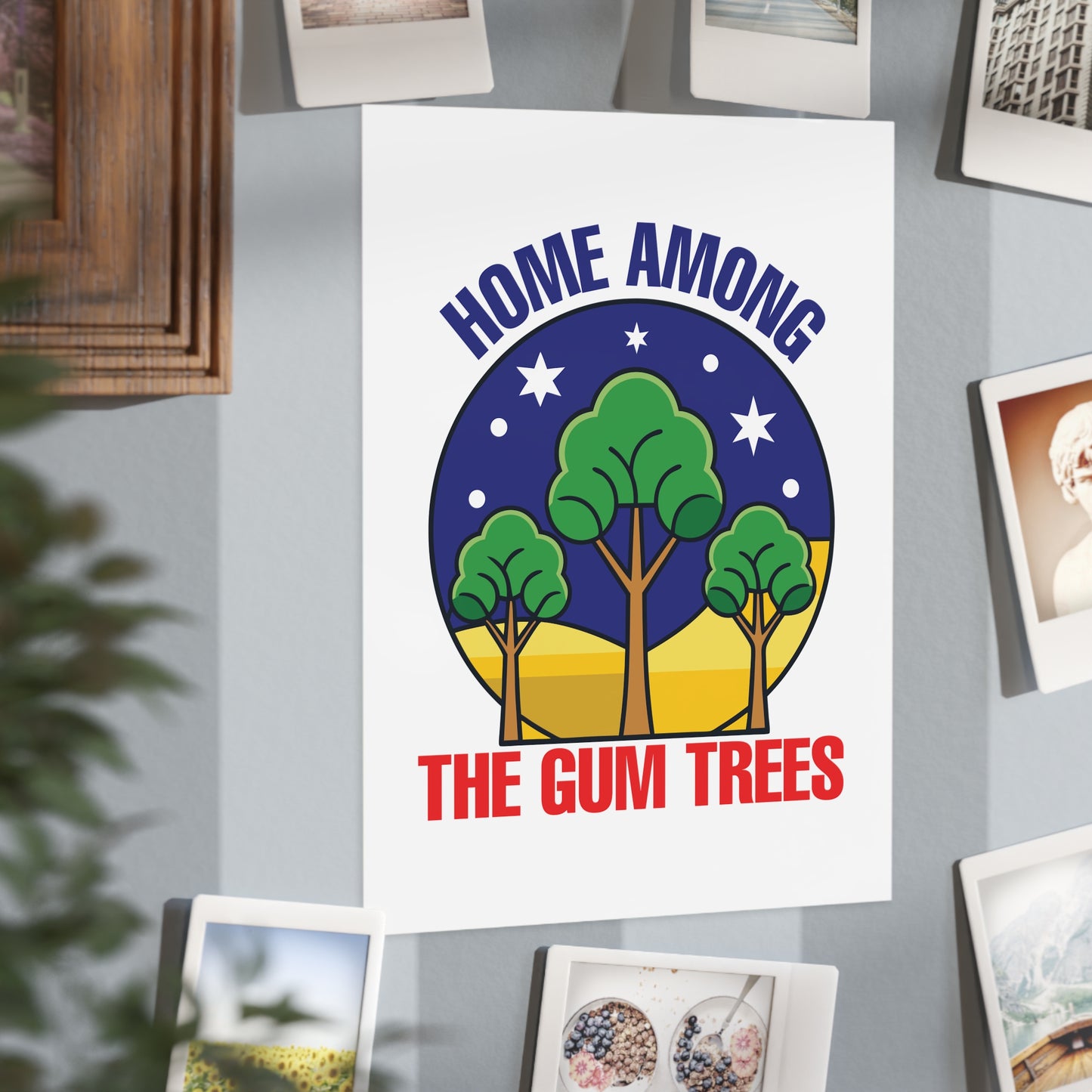 Gum Trees Poster | Australian Nature Wall Art