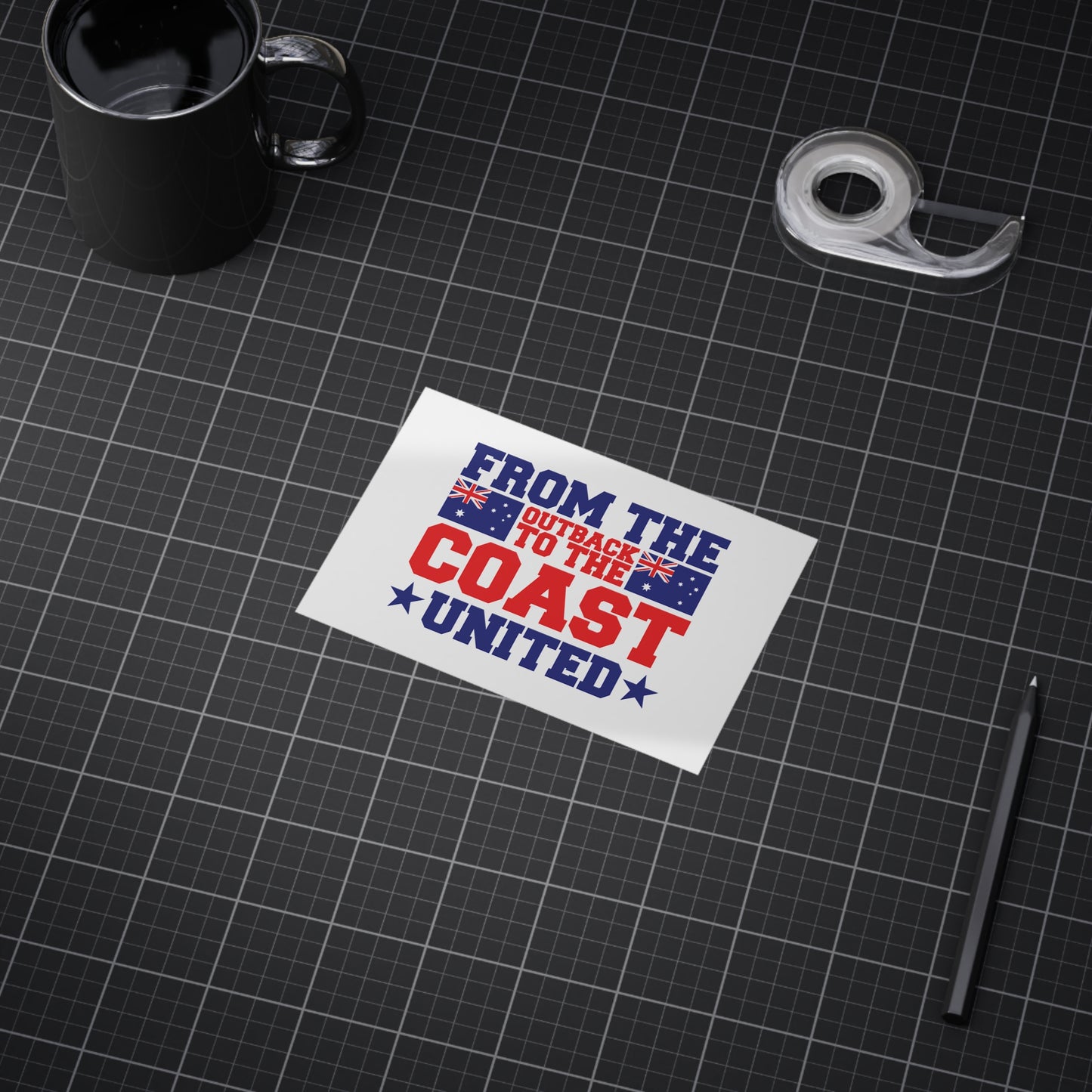 Outback to Coast Poster | Australian Unity Wall Art