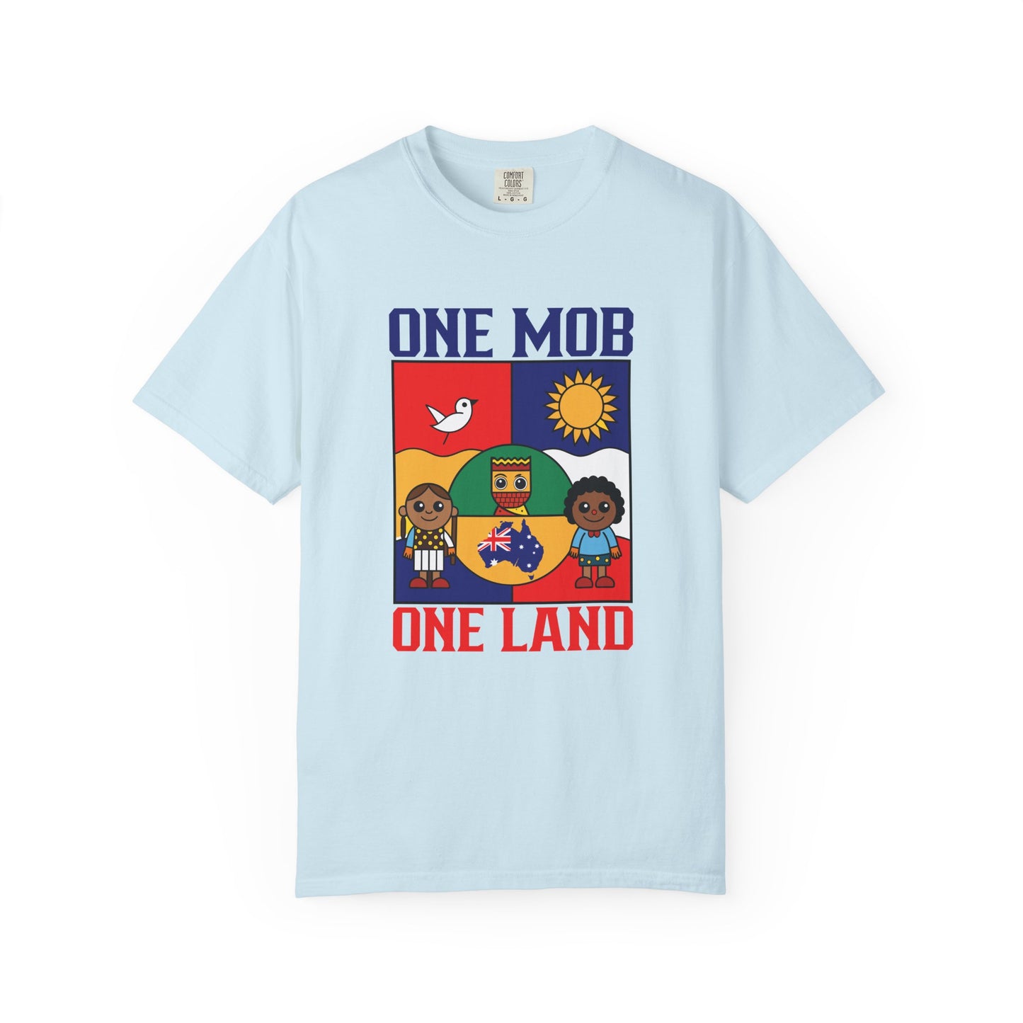 One Mob One Land T-Shirt | Aussie Pride Unisex Tee | Australian Spirit Shirt – BackToClassy
