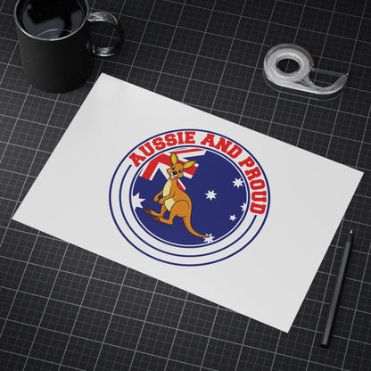 Aussie Pride Poster | Patriotic Australian Wall Art