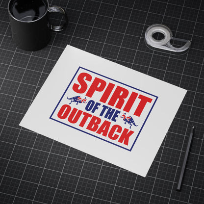 Outback Spirit Poster | Australian Heritage Wall Art