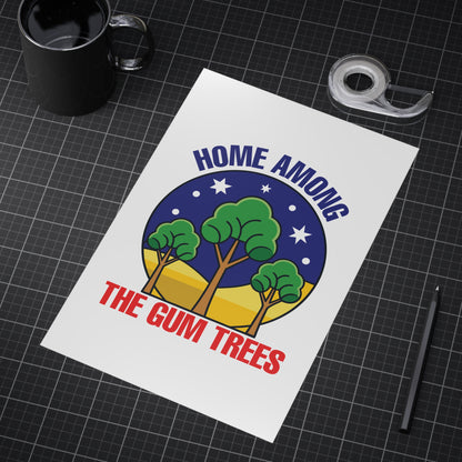 Gum Trees Poster | Australian Nature Wall Art