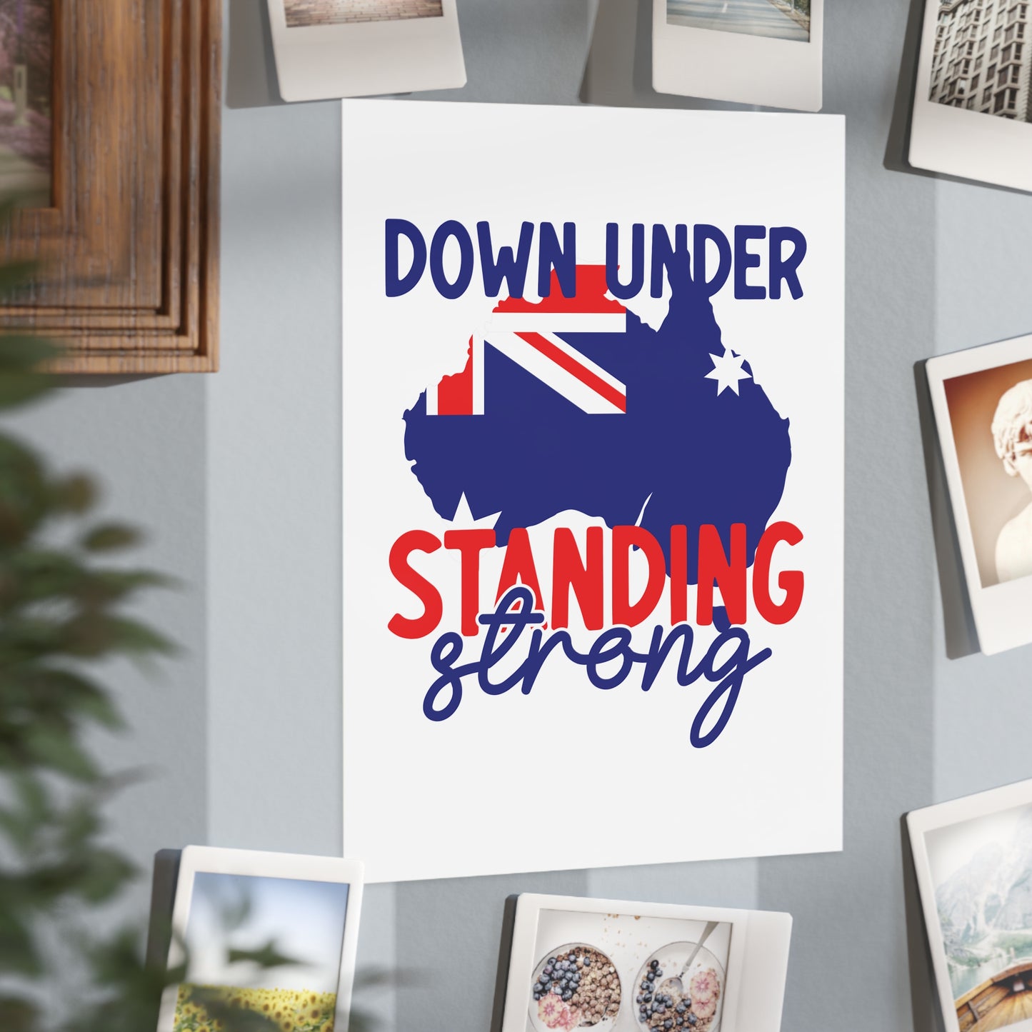 Down Under Poster | Australian Pride Wall Art