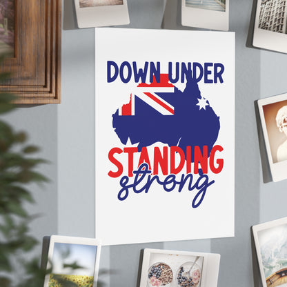 Down Under Poster | Australian Pride Wall Art