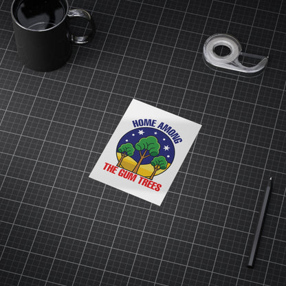 Gum Trees Poster | Australian Nature Wall Art