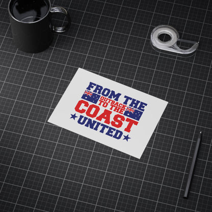 Outback to Coast Poster | Australian Unity Wall Art