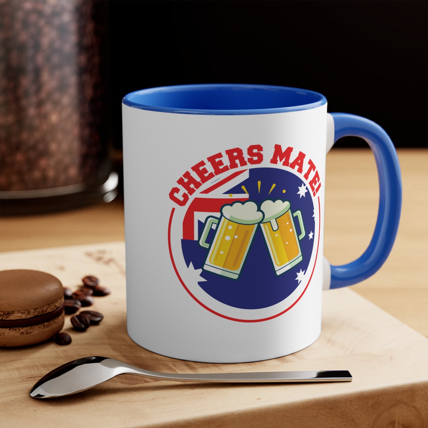 Cheers Mate Mug | Fun Aussie Coffee Cup