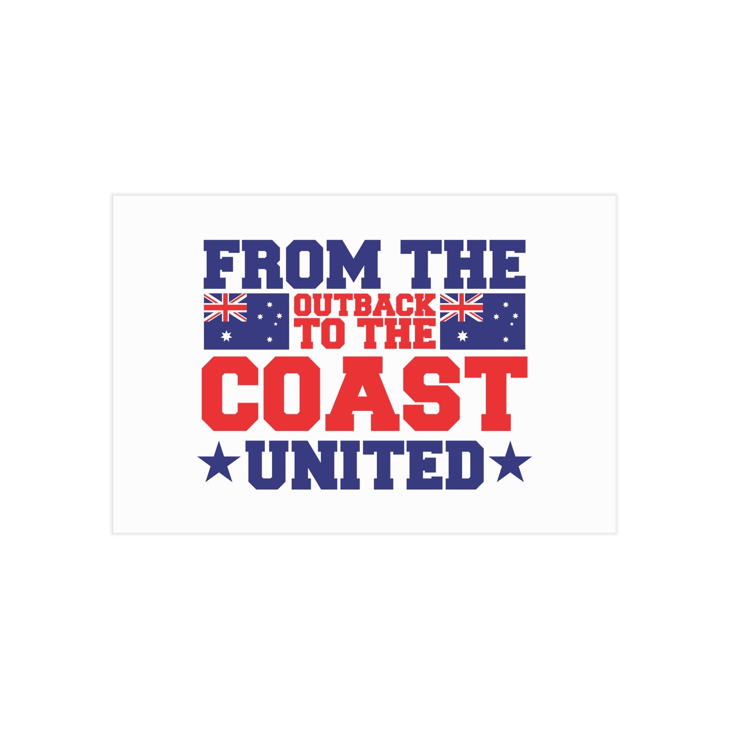 Outback to Coast Poster | Australian Unity Wall Art