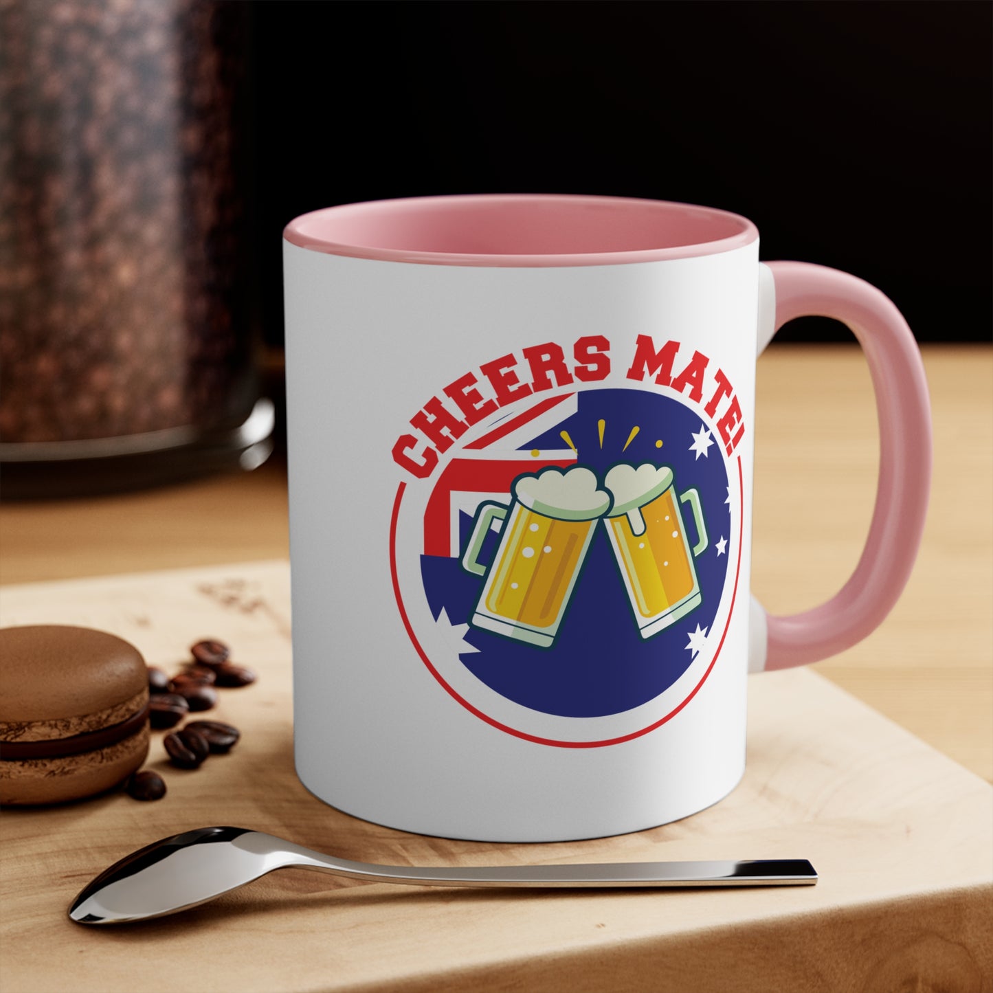 Cheers Mate Mug | Fun Aussie Coffee Cup
