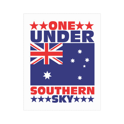 Southern Sky Poster | Australian Unity Wall Art