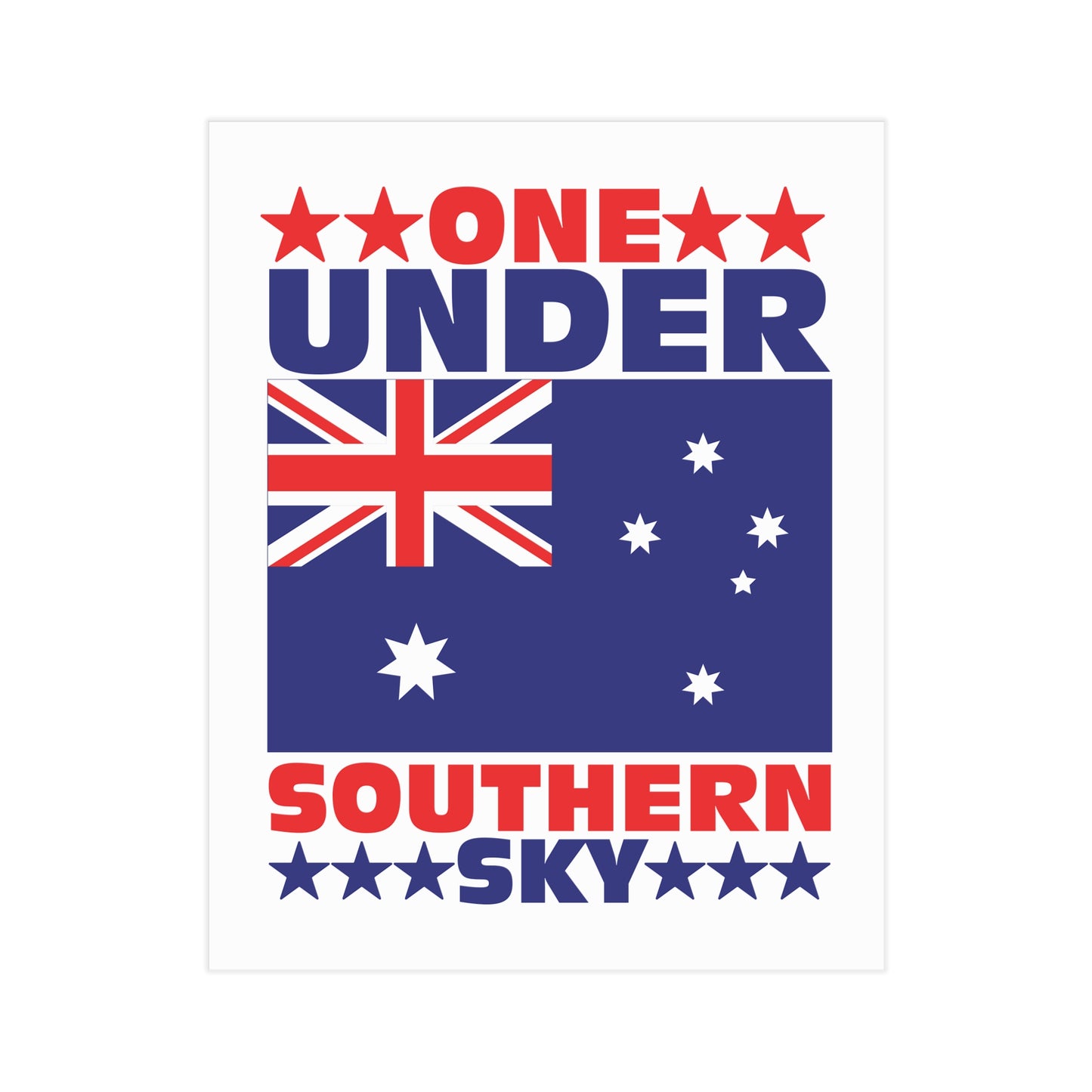 Southern Sky Poster | Australian Unity Wall Art