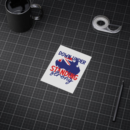 Down Under Poster | Australian Pride Wall Art