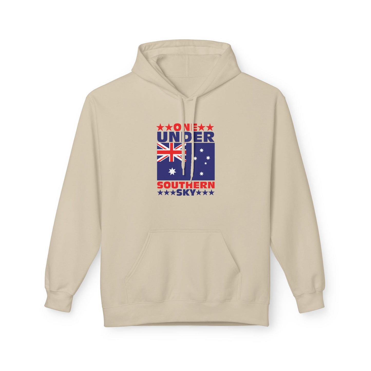 One Under Southern Sky Hoodie | Aussie Pride Unisex Fleece Hoodie | Australian Spirit Sweatshirt – BackToClassy