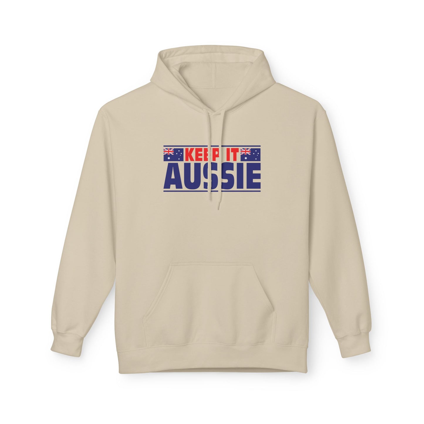 Keep It Aussie Hoodie | Aussie Pride Unisex Fleece Hoodie | Australian Spirit Sweatshirt – BackToClassy