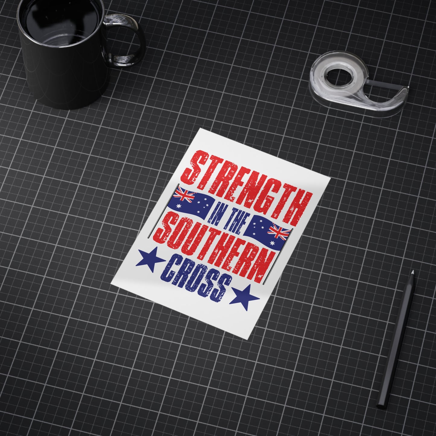 Southern Cross Poster | Australian Pride Wall Art