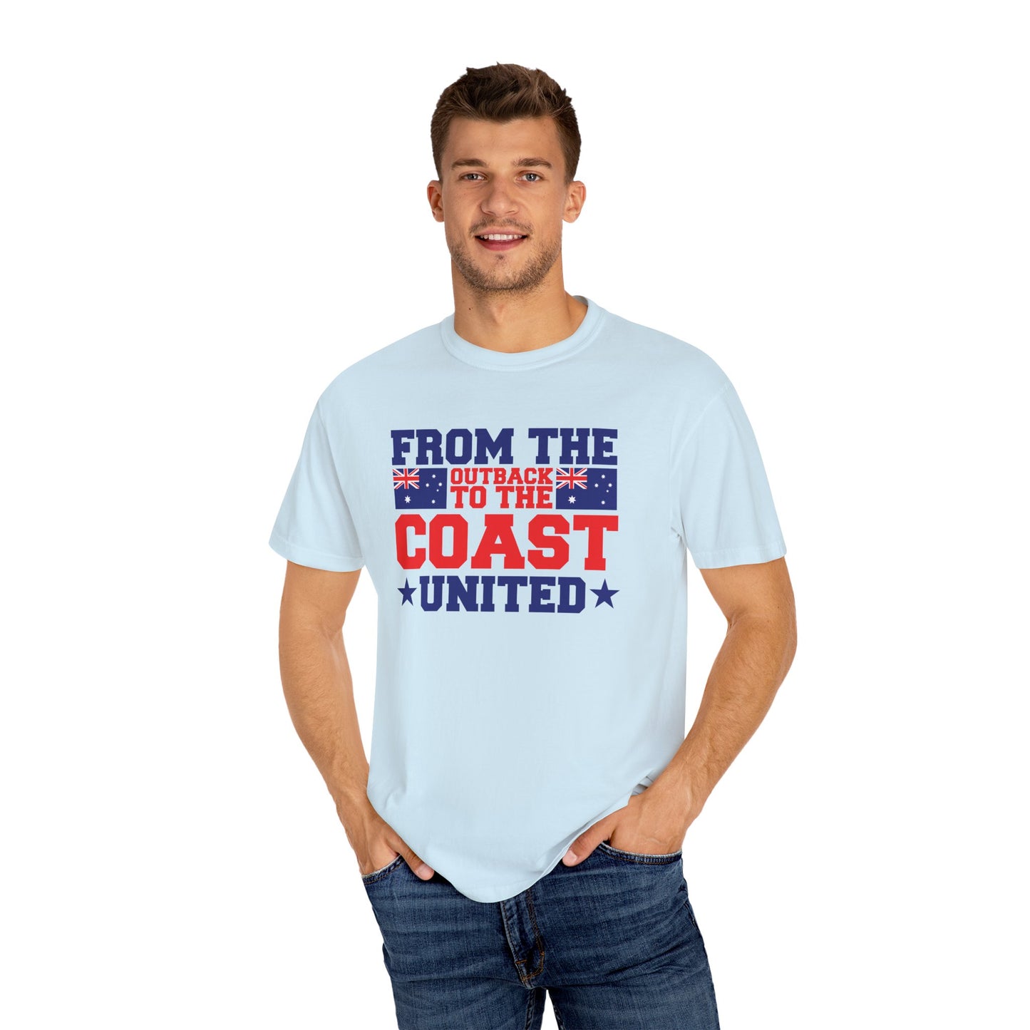 From the Outback to the Coast United T-Shirt | Aussie Pride Unisex Tee – BackToClassy